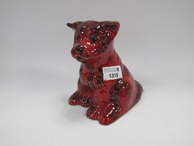 Lot 1315 - Anita Harris Flambé Model of a Seated 'Westie'...