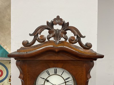Lot 1542 - Late XIX Century Walnut Cased Viennese Wall...