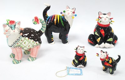Lot 1276 - Lacombe Willitts Designs Pottery Black Cat,...