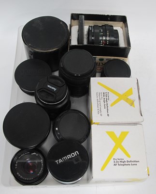 Lot 1403 - Camera Lenses; Pentacon 50mm f/1.8, Prakticar...