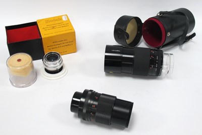 Lot 1325 - Camera Lenses; Kodak Retina-Curtagon 35mm...