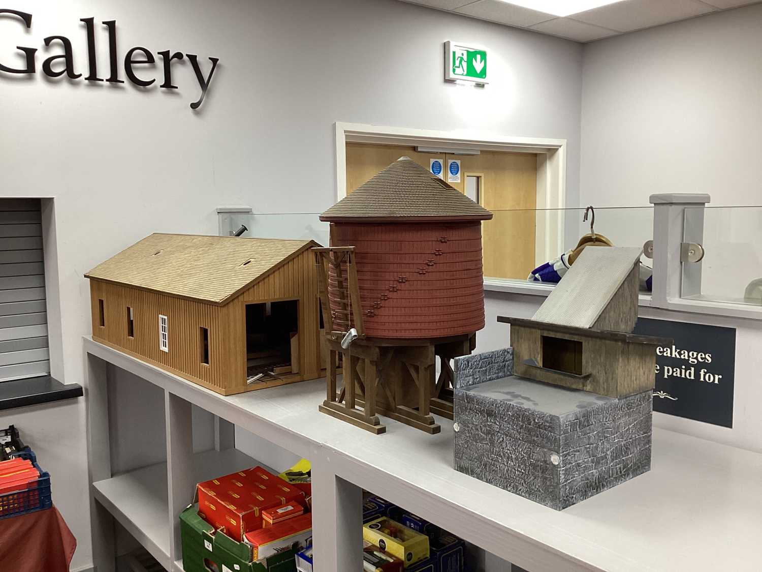 Lot 409 - Three G Scale Lineside Buildings including