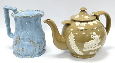Lot 1028 - A Mid XIX Century Stoneware Display Teapot and...