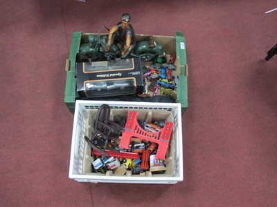 Lot 1382 - Maisto Porsche, Corgi 007, other toys:- Two...
