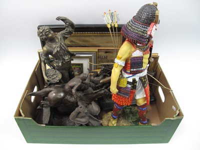 Lot 1070 - A quantity of figures to include three...
