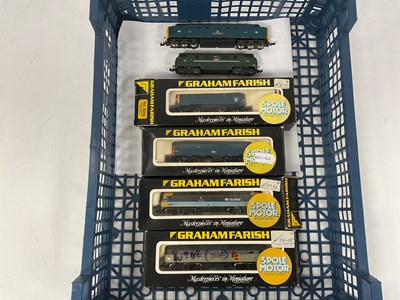 Lot 541 - Six 'N' Gauge/2mm Diesel Locomotives,...