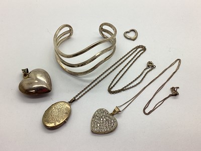 Lot 106 - A Three Row Cuff Bangle, stamped "TS-102 925",...
