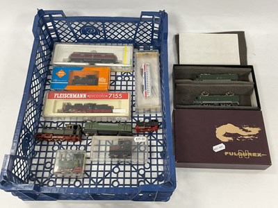 Lot 523 - Nine 'N' Gauge/2mm Continental Outline...