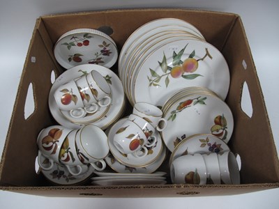 Lot 1023 - Royal Worcester Evesham, including dinner,...