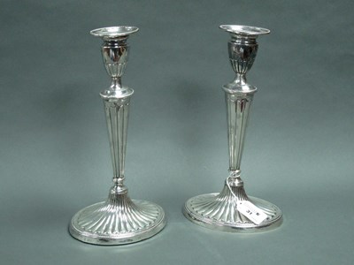 Lot 31 - A Pair of Victorian Hallmarked Silver...