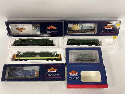Lot 676 - Four boxed Bachmann OO gauge green diesels: a "...