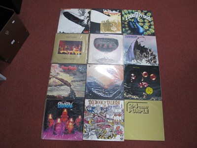 Lot 616 - Lot of 12 Rock & Metal interest LPs, including...