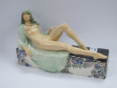 Lot 1320 - A Peggy Davies Erotic Figurine 'Temptress', an...