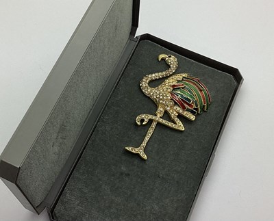 Lot 153 - Butler & Wilson; A Large Vintage Flamingo...