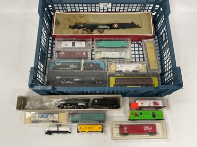 Lot 488 - Four N gauge American locomotives, including a...