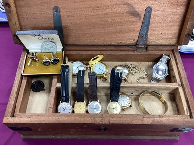 Lot 196 - Assorted Gent's Wristwatches, including Rotary,...
