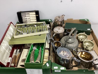 Lot 175 - Assorted Plated Ware, including assorted...