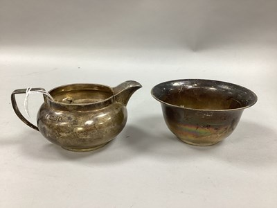 Lot 4 - A Hallmarked Silver Jug, Chester 1926, of...