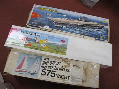 Lot 455 - Three boxed model kits comprising of Super...