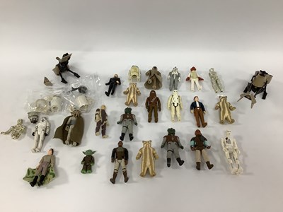 Lot 914 - Twenty One Original Star Wars Trilogy Plastic...