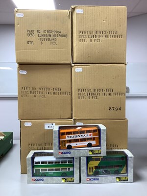 Lot 873 - Thirty Six Diecast Model Buses by Sunbeam...
