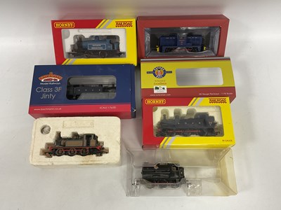 Lot 653 - Six OO gauge 0-6-0 and 0-4-0 locomotives by...