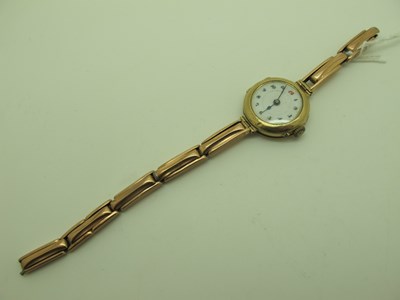 Lot 150 - A Vintage 9ct Gold Cased Ladies Wristwatch,...