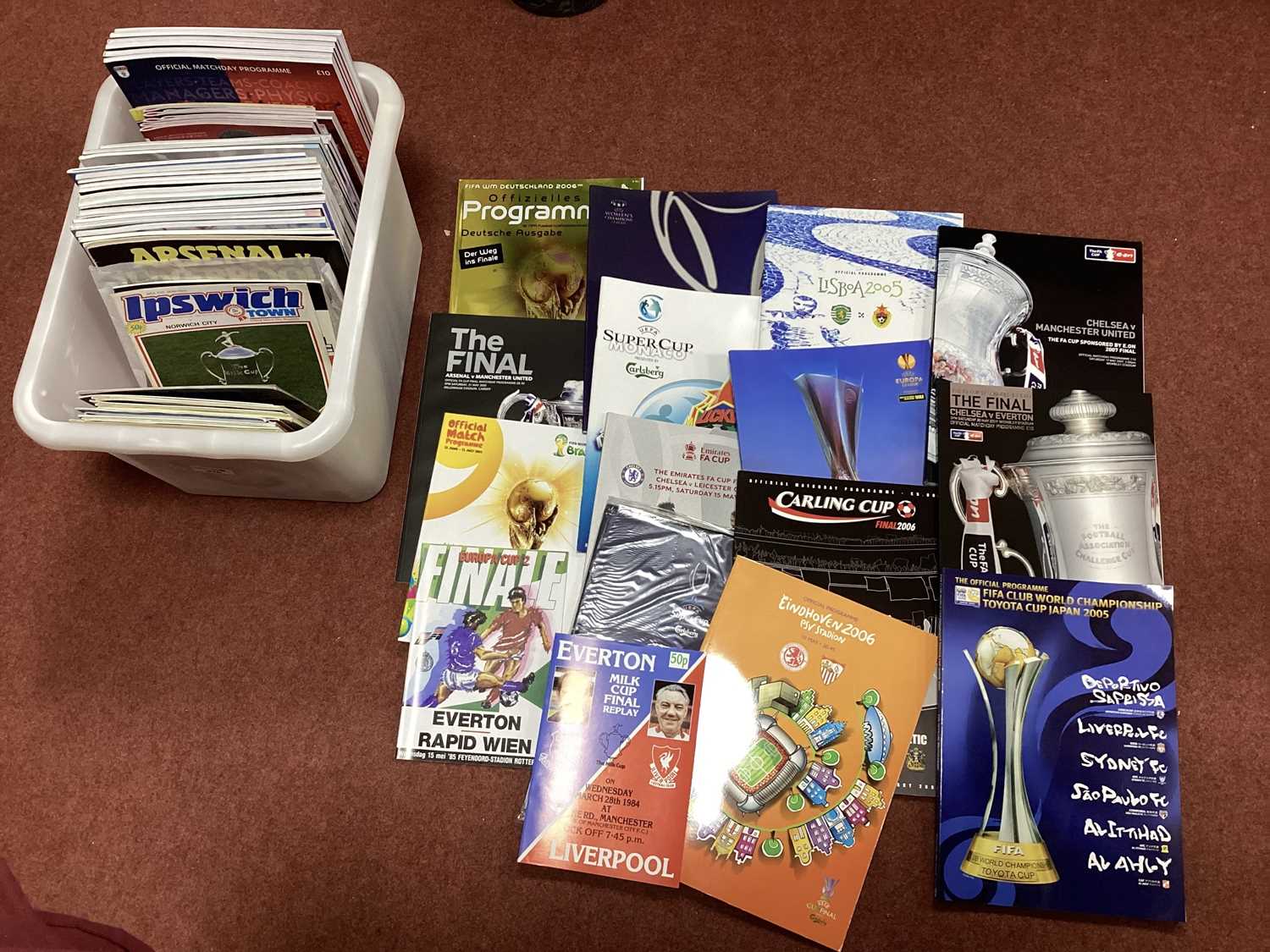 Lot 376 - Big Match Programmes, including World Club