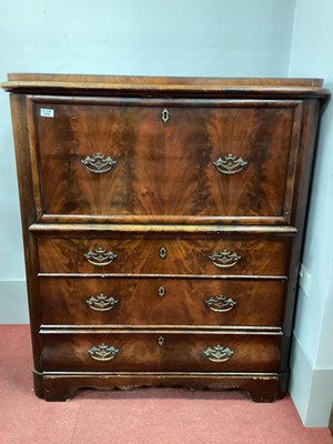 Lot 1609 - A XIX Century Biedermeier Escritoire, with...