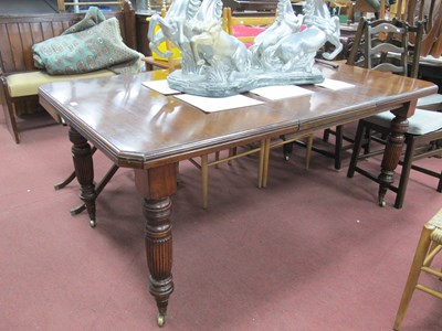 Lot 1617 - Early XX Century Walnut Wind Out Dining Table,...