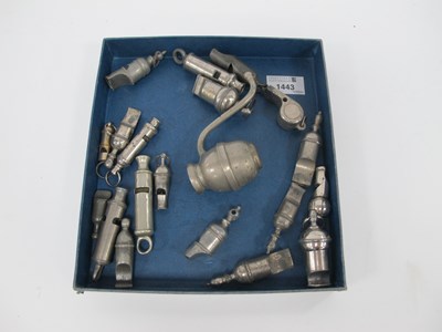 Lot 1443 - Whistles - 'Mundial 82', XIX Century examples,...