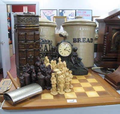 Lot 1149 - Pearson's Breadcrock 35cm high, another...