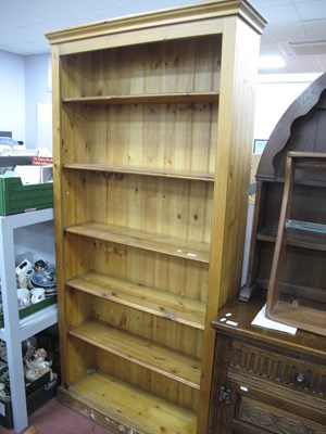 Lot 1570 - Pine Freestanding Book Case for Durham Pine,...