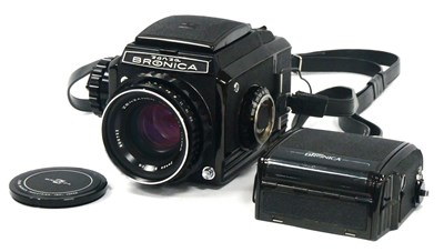 Lot 1387 - Zenza Broncia S2A medium format SLR camera,...