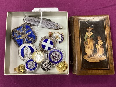 Lot 217 - An Antique French Souvenir Needle Case, "Nice",...