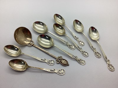 Lot 25 - A Set of Six Scottish Hallmarked Silver...