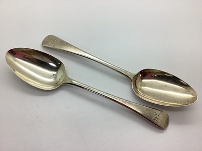 Lot 18 - Two Hallmarked Silver Old English Pattern...