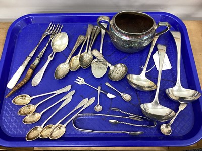 Lot 39 - Assorted Plated Cutlery, including a small...