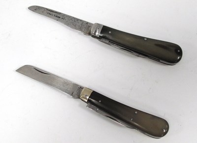 Lot 1343 - A Pair Of Two Blade Folding Pocket Knives,...