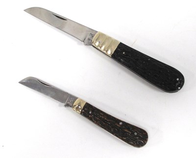 Lot 1359 - Two Single Blade Folding Pocket Knives, blades...