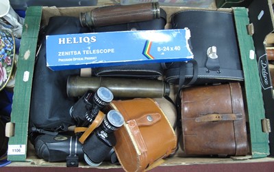 Lot 1106 - Binoculars; Miranda 10x50, Hanimex 10x50,...