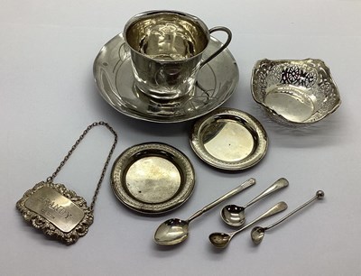 Lot 38 - A Hallmarked Silver Trinket Dish, Birmingham...