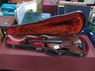 Lot 1436 - Late XIX Century Violin, J.Brown, Manchester...