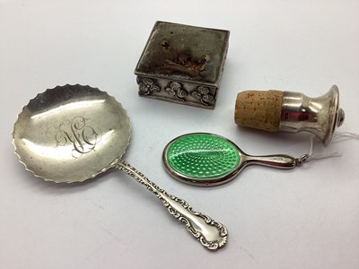 Lot 21 - A Decorative Antique Spoon, stamped "Sterling",...