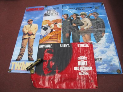 Lot 1166 - Eight Film posters, including The Hunt For Red...