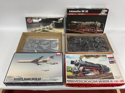 Lot 715 - Four Plastic Model Military Aircraft and...