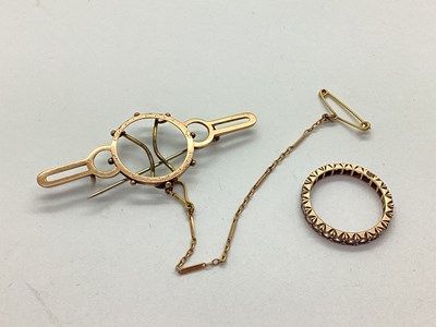Lot 90 - A Vintage Coin Brooch Mount, (indistinctly...