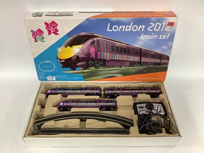 Lot 718 - A Boxed 00 Gauge London 2012 Train Set (Hornby...