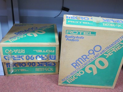 Lot 583 - Rotel Micro 90 Series audio equipment to...