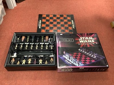 Lot 876 - A Star Wars Episode I Chess Set. Comprising of...